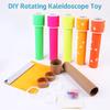 Diy Rotating Kaleidoscope Material Kit Simple Colorful Kaleidoscope Toys Scientific Experiment Teaching Tools Handmade Toys