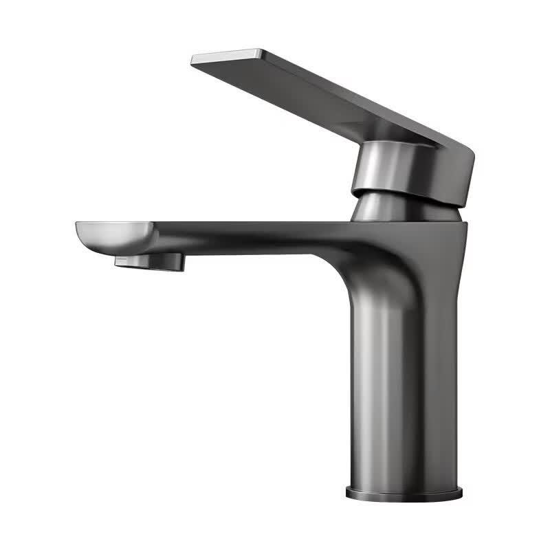 Gun Grey Single Cold Water Bathroom Faucet