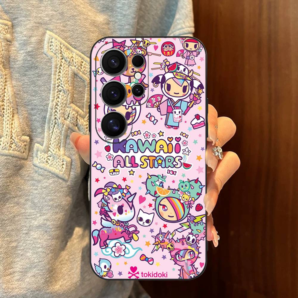 

Fashion Brand T-Tokidoki Phone Case For Samsung S 24 Fe 25 Ultra Plus 20 Lite 21 30 22 23 24 22 Ultra 5G Fundas Samsung S23 Plus 5G