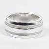 TIFFANY&Co. Atlas Grooved Double Line Ring Silver925 #6.0(US Size) 9.53g Unisex Used