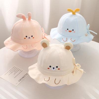 Adorable Cartoon Baby Bucket Hat for Spring – Sun Protection for Boys & Girls