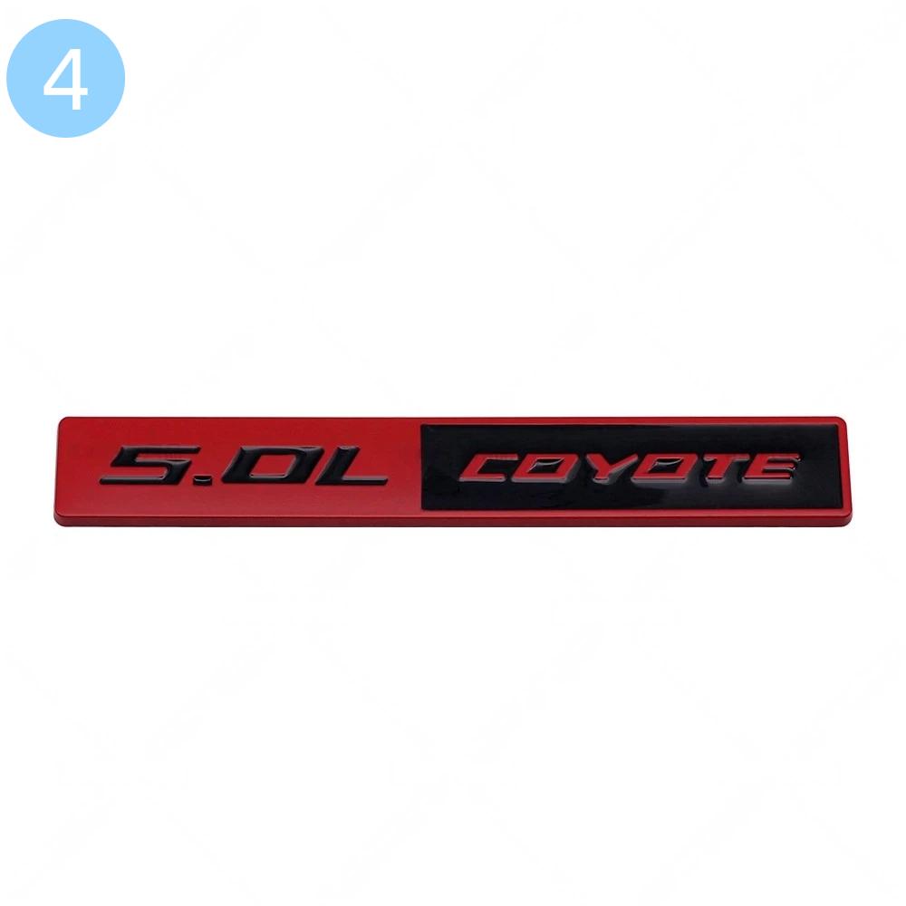 3D Metal 5.0 COYOTE Rear Trunk Side Fender Emblem Badge Sticker Car Accessories