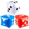Inflatable Multi Color Blow-Up  Big Dice Toy Stage Prop Group Game Tool Casino Poker Party Decorations Pool Beach Toy