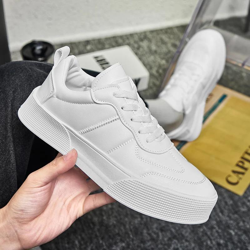 Men'S Sneakers White Casual Shoes Men Original Lightweight Luxury Shoes for Men Breathable Flats Men'S Sneakers Chaussure Hommes