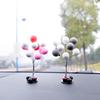 Bunte Luftballons, Autodekorationen, niedliches Mini-Cartoon-Auto, kreative Ornamente, Autozubehör für Mädchen, Armaturenbrett