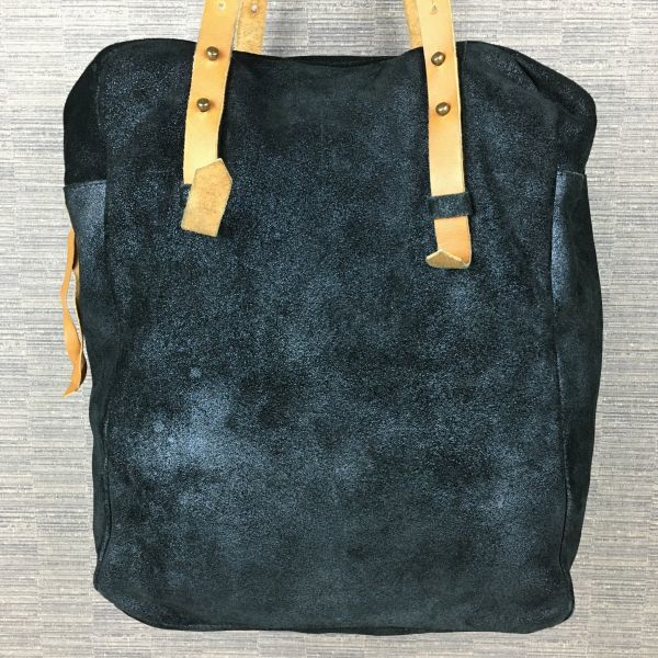polder Shoulder Tote Bag Black with Lame Effect(USED)