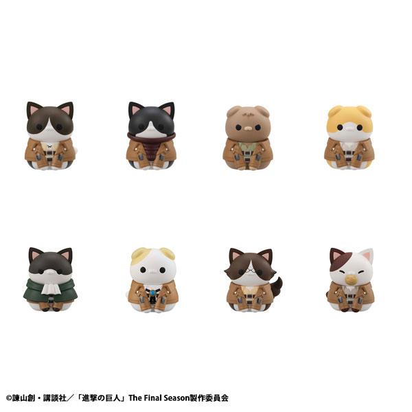 MEGA CAT PROJECT Attack on Titan Cat Survey Corps 8pcs Box Megahouse