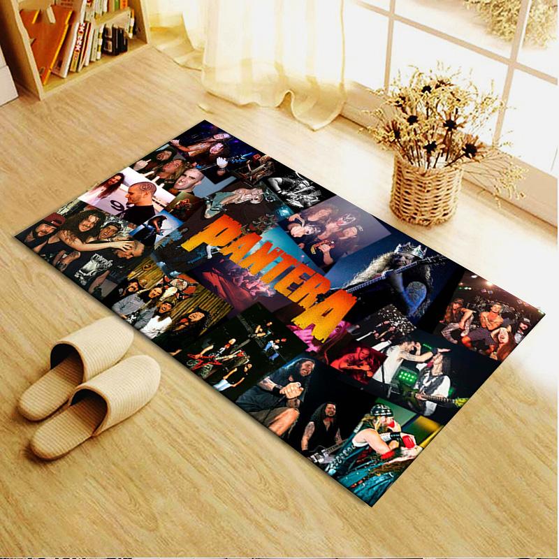 Pantera Band Carpet Rug for Living Room Bedroom Home Sofa Decoration,Kids Play Non-slip Floor Mat