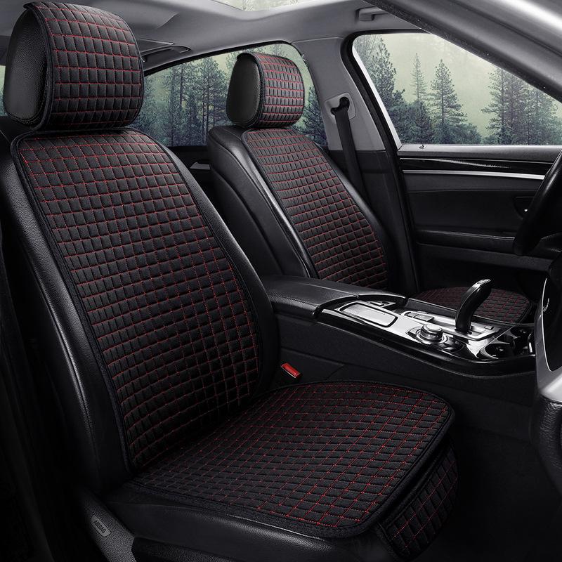 Universal Car Seat Cover Four Season Auto Flax Breathable Seat Covers for Car Seats Cover Protection Cars Accessories