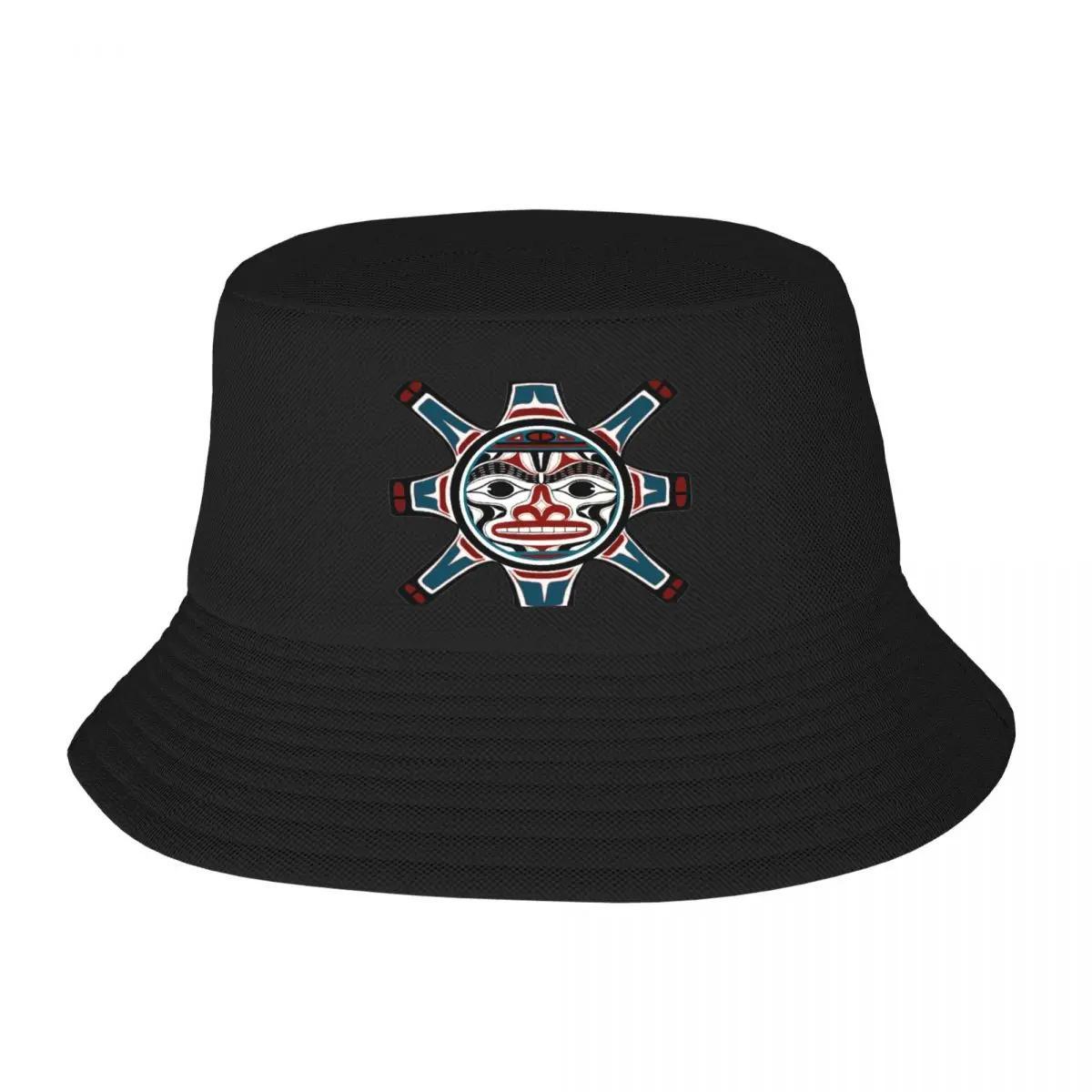 New Tribal Sun Bucket Hat Horse Hat Streetwear Mens Baseball Womens