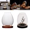 Candle Holder Romantic Portable Round Hollow Wedding Transparent Candlestick Party