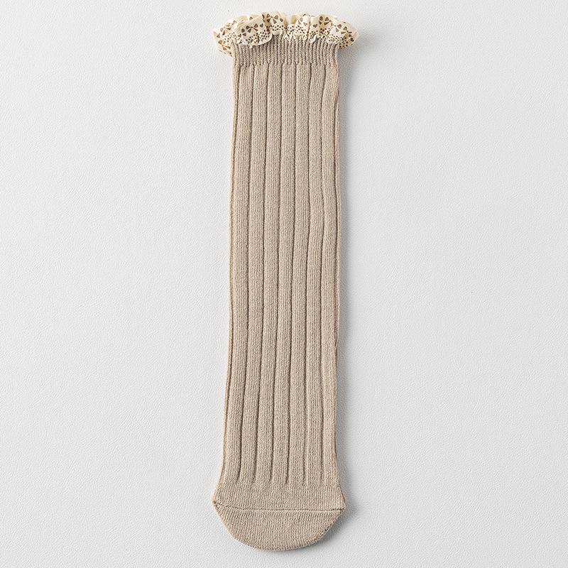 Newborn Baby Unisex Over-the-Knee Lace Socks for All Seasons