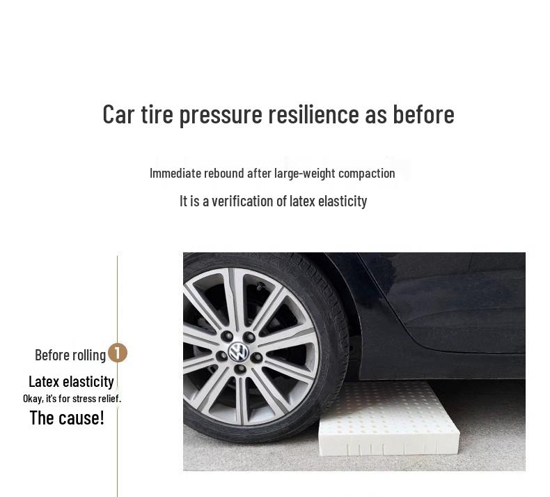 Latex Seat Cushion Pad - Anti-Pain, Thickened for Office, Classroom, or Car