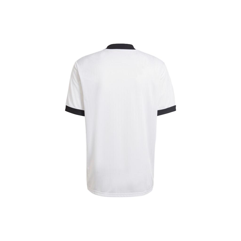 Adidas Dfb Icon Jersey With Logo Print And Stripe Details Men Tops White HS5941