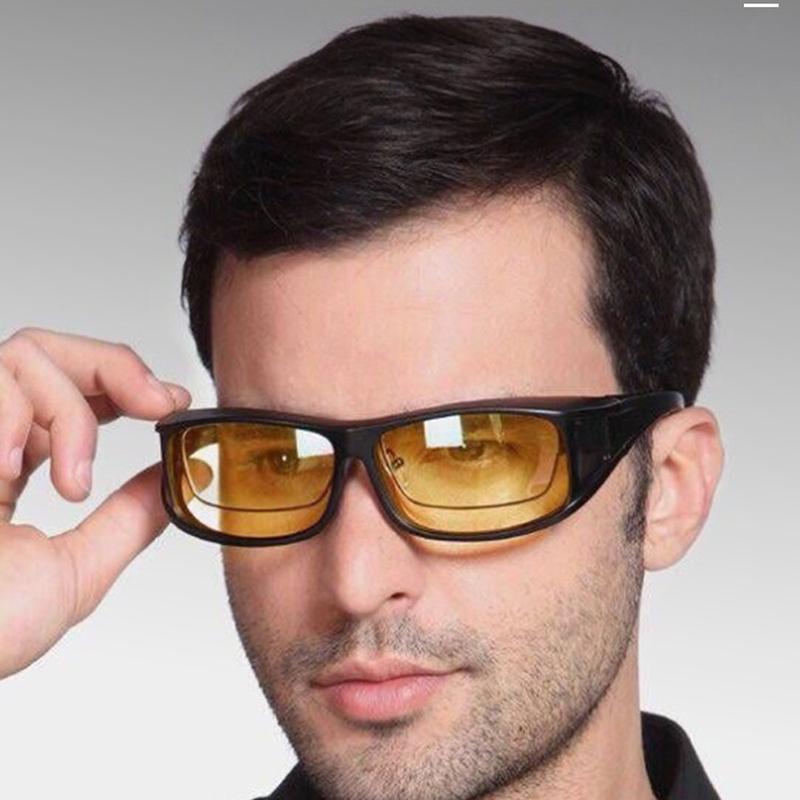 1PC Night Vision Sunglasses for Car Driving UV Protection Unisex Driver Goggles Perfect Eyewear Gift