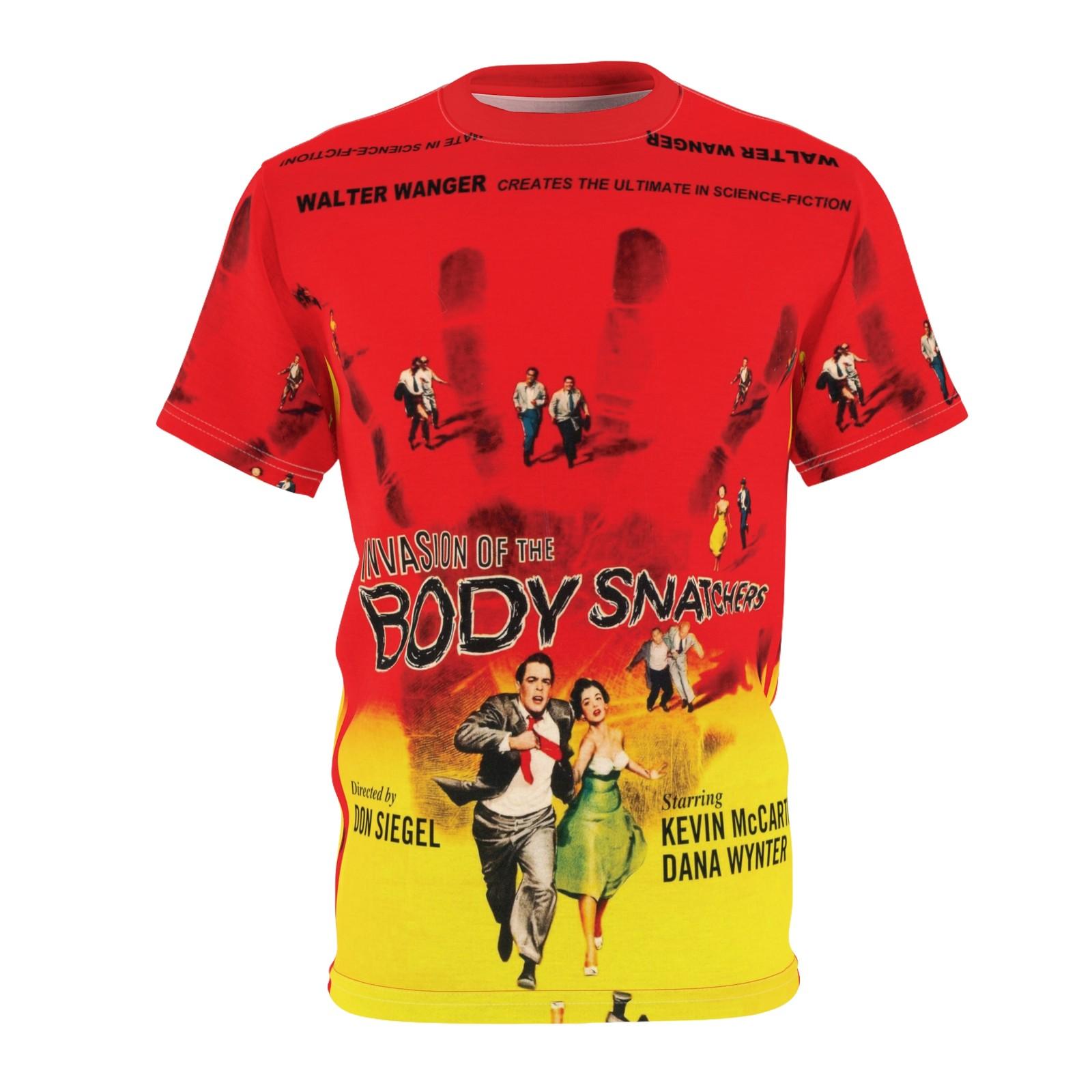 Invasion Of Body Snatchers Cult Movie Poster All-Over Print Tee Shirt Unisex T-Shirt L