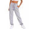 High Waist Straight Leg Pants Fleece Lined Loose Casual Sports Sweatpants for Autumn Winter Women's Long