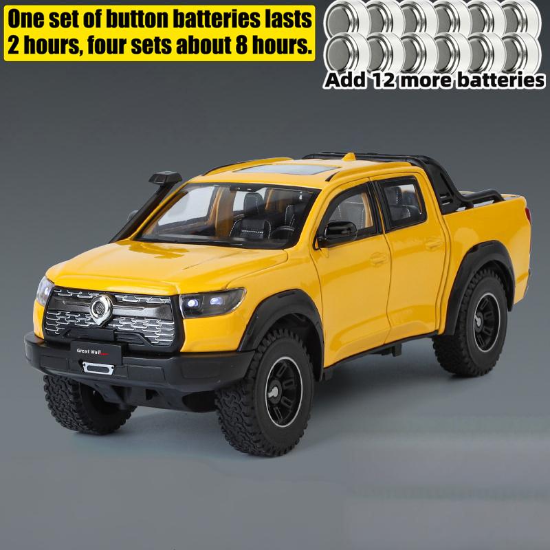 1:24 Gwm Poer Kanone Offroad SUV Legierung Metall Druckguss Modellauto Zuhause Trendiges & Desktop Display Ornament Geburtstagsgeschenk Für Freund