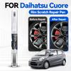 Für Daihatsu Cuore Zweckfahrzeug Autolack Reparaturstift Ausbesserungs Kratzerentferner DIY Auto Zubehör Schwarz Weiß Rot Silber