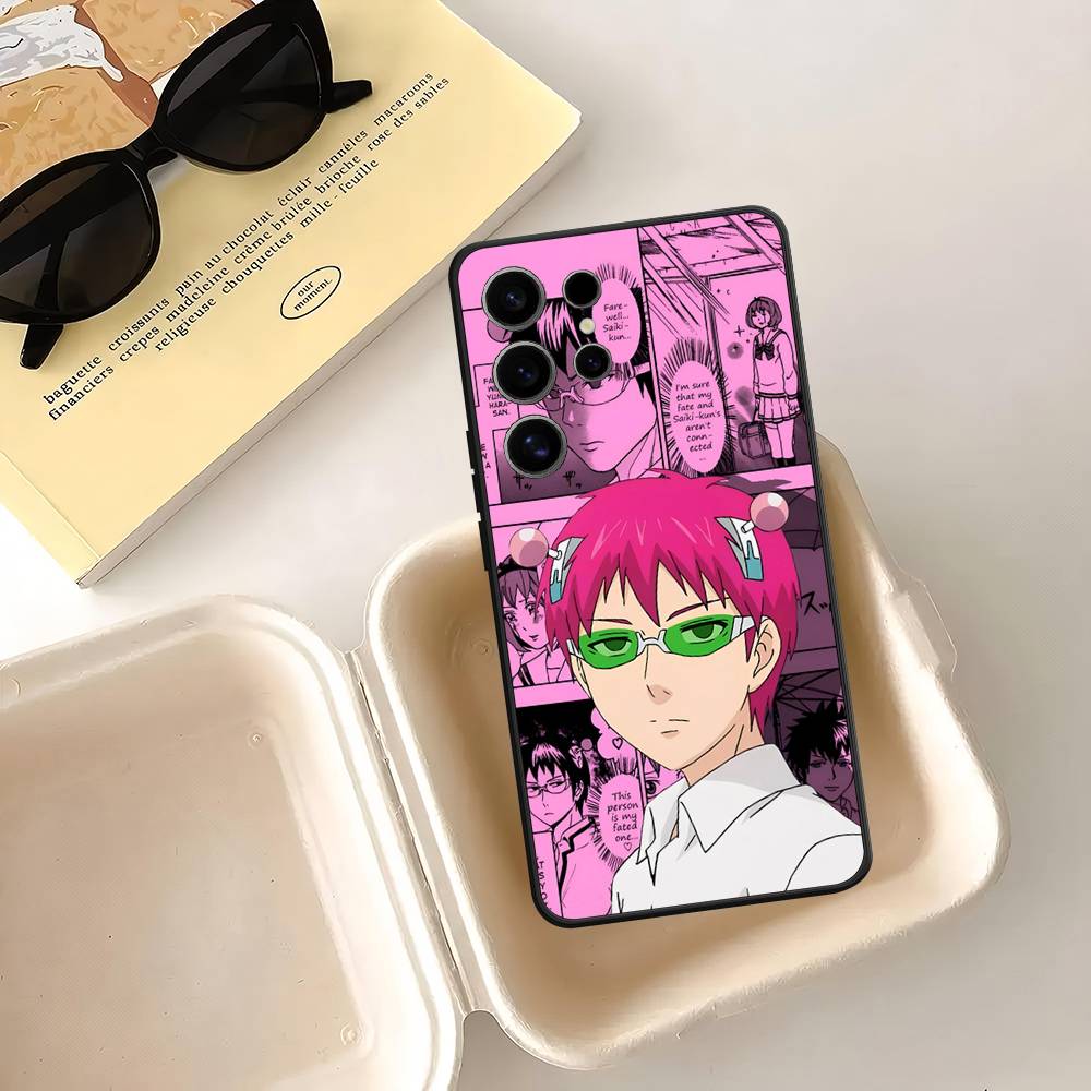 The D-Disastrous Life Of Saiki K Case For Samsung Galaxy Case S25 S23 S22 S21 S30 S20 S10 Ultra Plus FE TPU Soft Cover