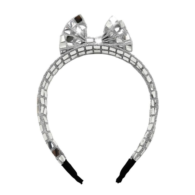 Stylish Sparkles Sequins Embellished Headbands Soft Breathable Fashion Hairpiece for Wedding Party Special Occasion