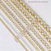 Premium Zircon Claw Rhinestone Silver Chain for DIY Phone Case Decorations