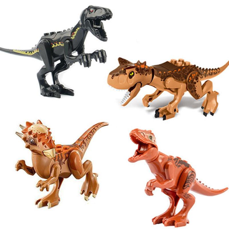 Lumea Dinozaurilor Jurasici Raptor Brutal T-Rex Triceratops Indominus Rex Model Blocuri de Construcție Dino Velociraptor Figurină Cărămizi Jucării