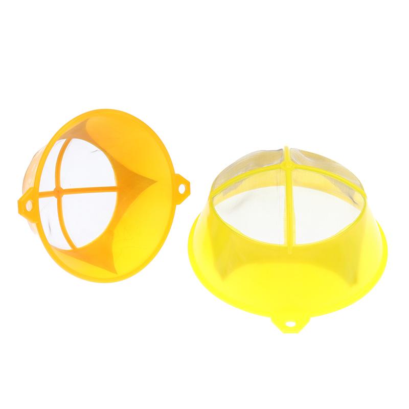 3Pcs Reusable Fine Paint Strainers Sieve Filter Cover Steel Mesh Net Plastic