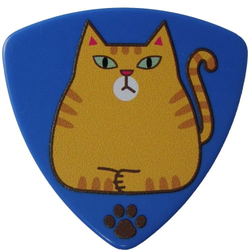 Daiking Corporation Daiking Animal Pick Brown Tiger 1.0mm Hard PVC