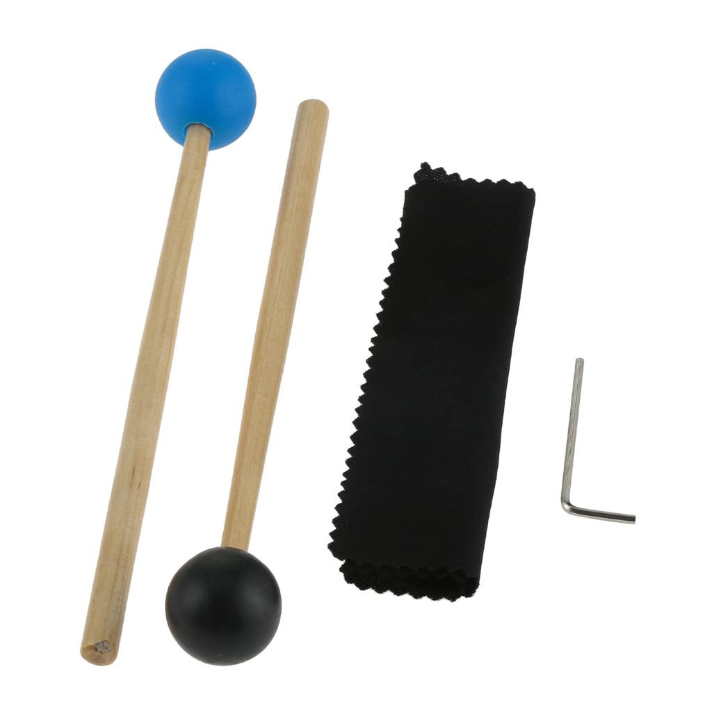 Dreld Chakra Tuning Fork Solfeggio Tuning Fork Set for DNA and Sound Includes 8 Tuning Forks and 2 Silicone Includes and Includes Bag and Cleaning