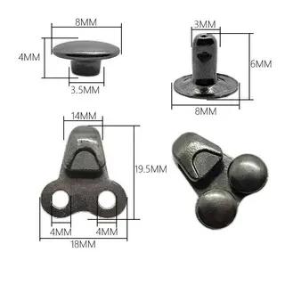 

5Pcs Alloy Boot Lace Hooks Lace Gold/Silver/Gun Black/Bronze Fittings with Rivets for Outdoor Hiking Camping Climb Accessories