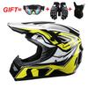 Full Face Motorcycle Helmet Off-Road ATV Dirt Bike Downhill Mountain Karting Adult Unisex ABS Safety Gear