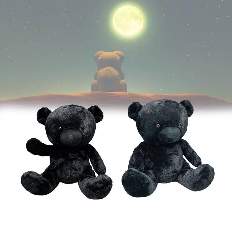 Bear Black Doll Plush Toy Doll Fashion Photo Props Home Decoration Gift Children