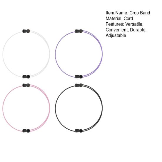 4 bucăți Crop Band ajustabile Crop Top Tuck Bands DIY Elastic Tuck Band pentru îmbrăcarea hainelor de tricouri de pulover
