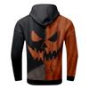 Men's Halloween Long Sleeved Casual Sports Pullover Sweatshirt