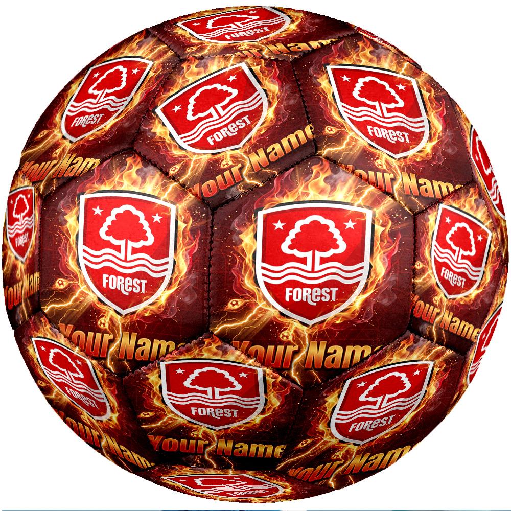 Nottingham Forest FC Fashion Size 5 Football Wearproof Non‑Slip Soccer Ball For Sports Training Entertainment Use