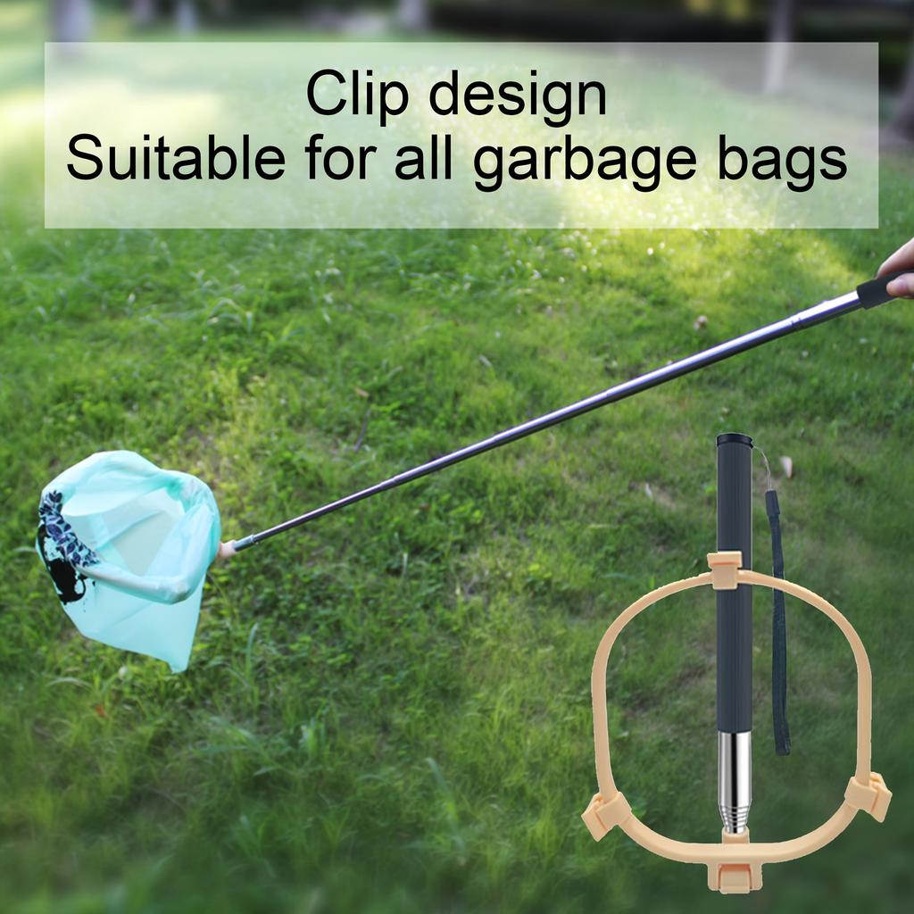 No-Hands Garbage Collection Tool Pet Retractable Pooper Scooper Outdoor Pet Toilet Collector Easy To Use for Park Walks Dog Outings Travel