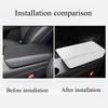 TPE Armrest Box Cover for Tesla Model Y/3/3+ Model Y Juniper Center Console Protective Cover Armrest Box Shell Car Accessories
