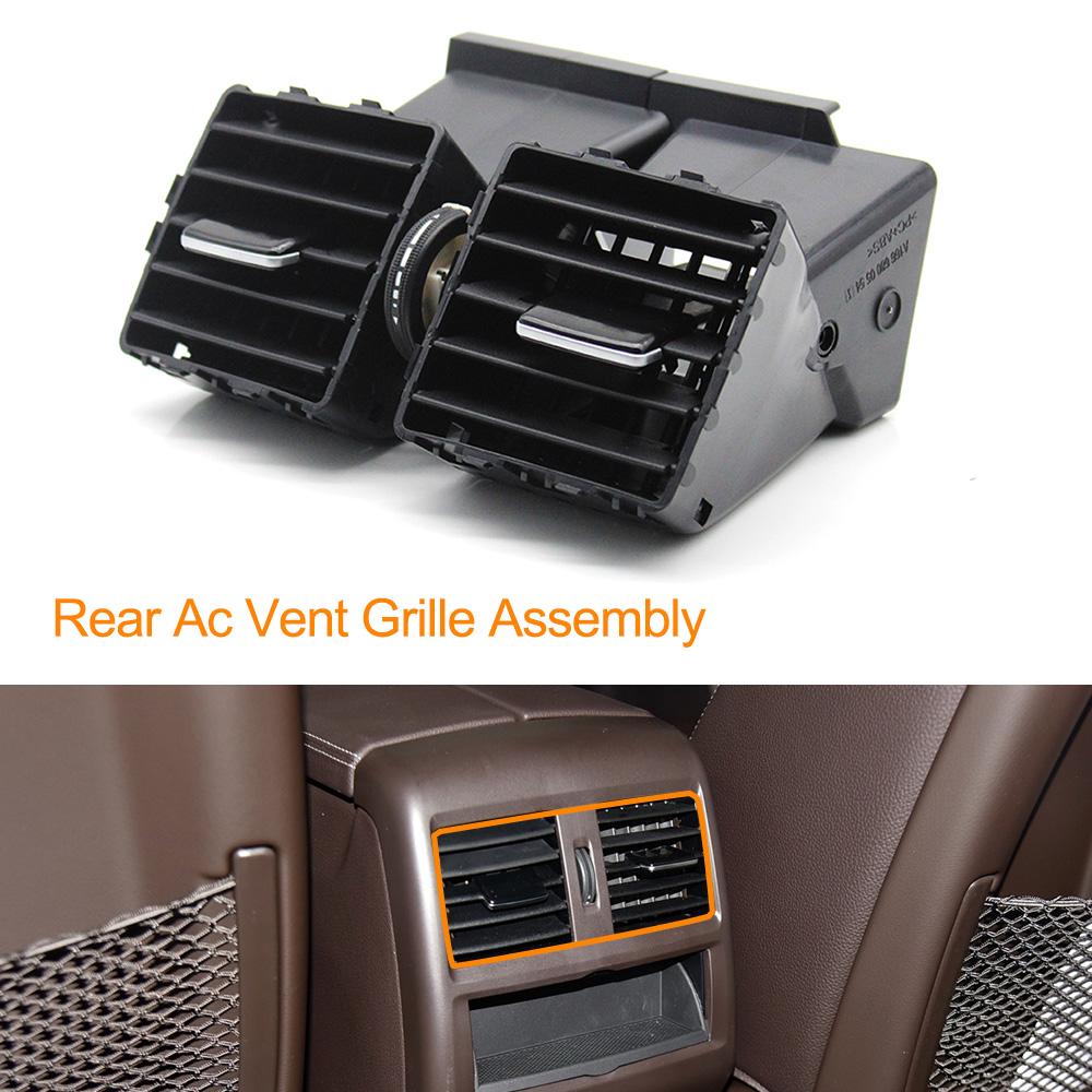 Dashboard Central Left Right Air Conditioner AC Vent Grille Complete Assembly For Mercedes Benz M ML GL Class W166 2012-2015