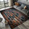 2025 New Style Brick Stone Building Wall Originality Rug Carpet for Living Room Bedroom Home Decor,kid Non-slip for Sofa Doormat