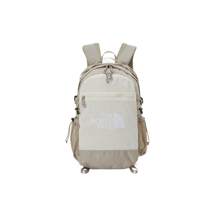 The North Face 24L Breeze LT Logo Print Backpack Unisex Backpack Light-Beige NM2SP07B Light Beige