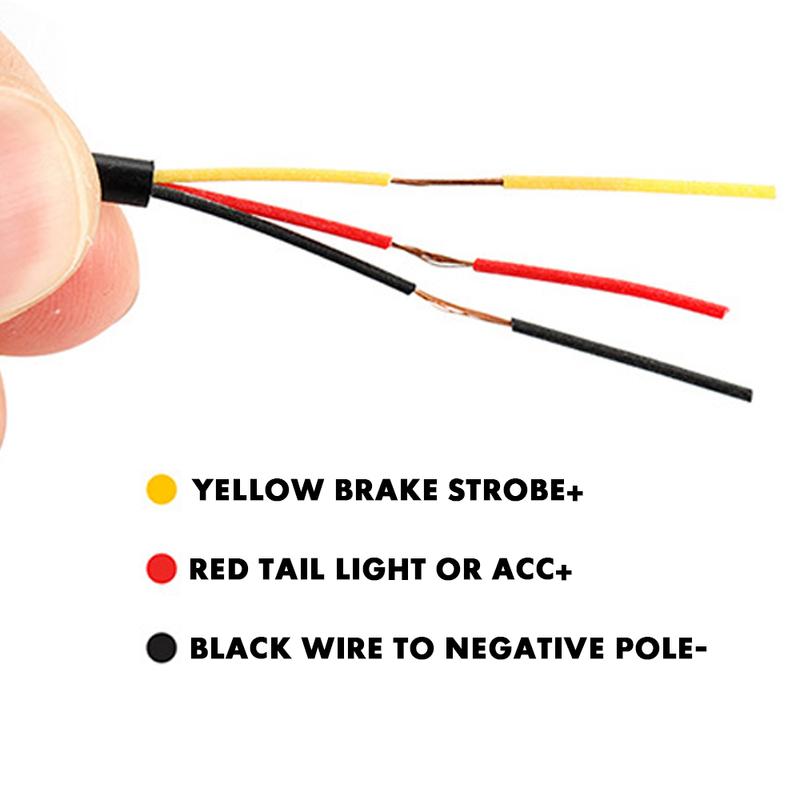 F1 Style Led Brake Pilot Lights For Car Motorcycle 15Led Rear Tail Lights Auto Warning Reverse Stop Safety Lamps DRL 12V