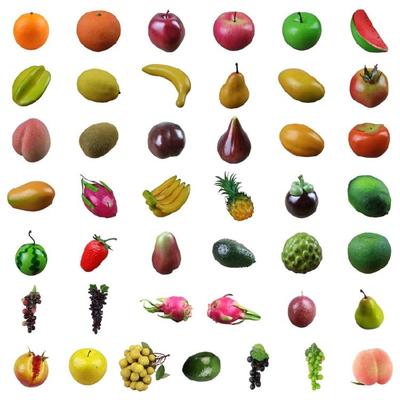 Artificial Lifelikes Fruit Fake Realistic Plastic Strawberrys Decorations Props