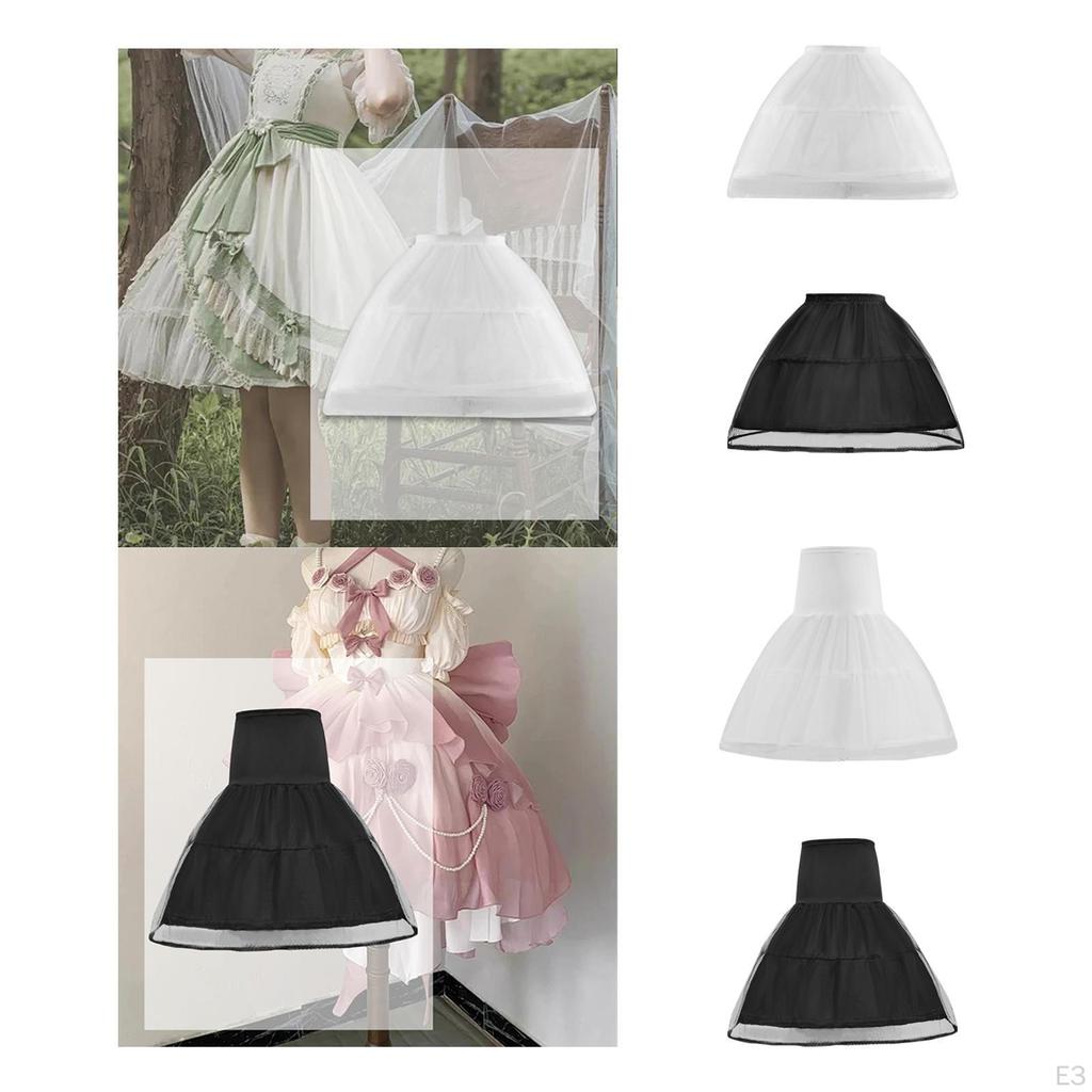 Petticoat Skirt Fashion Cosplay Underskirt for Stage Performance Theme Party
