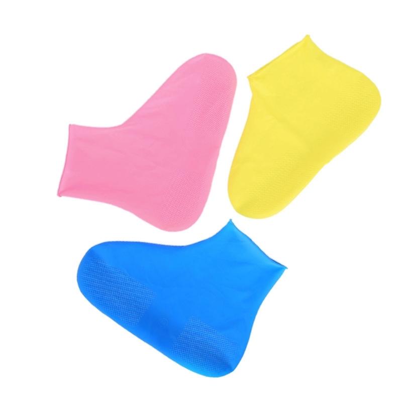 Copriscarpe in Silicone Impermeabili Elastiche Galosce da Pioggia per Giornate Piovose all'Aperto Antiscivolo Resistenti all'Usura Copriscarpe da Pioggia