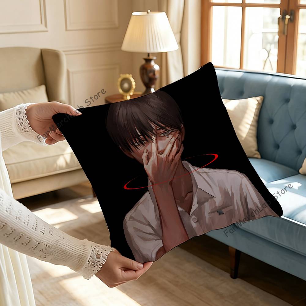 The SSummer HHikaru Died Pillow Case Plush Fabric Soft Pillowcase Double Sided Print Sofa Cushion Cover Throw