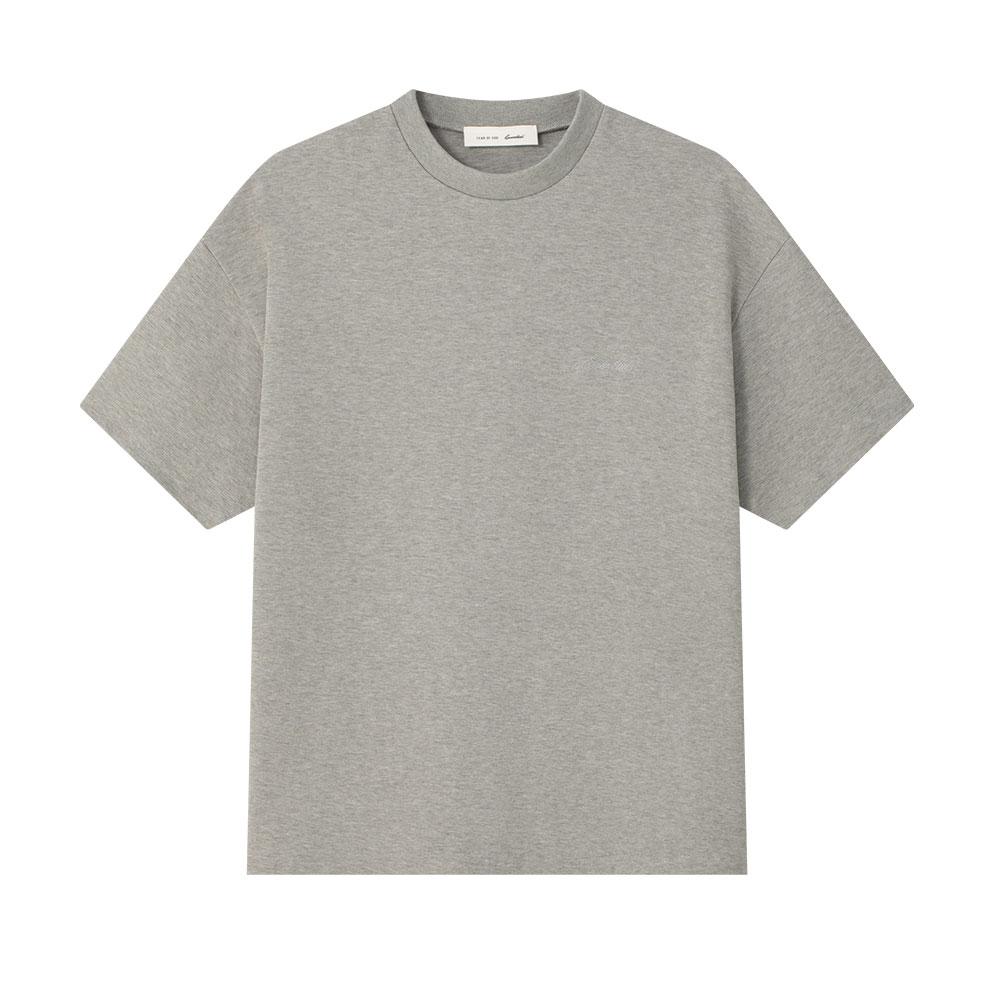 

Fear Of God Essentials SS26 Signature 90s Short Sleeve Tee Concrete Heather Unisex Tops 125SP264412F XS