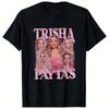 Vintage High Street Harajuku Unisex Trisha Paytas T-Shirt Premium Baumwolle Rundhals Kurzarm Mode Grafik-T-Shirt Streetwear