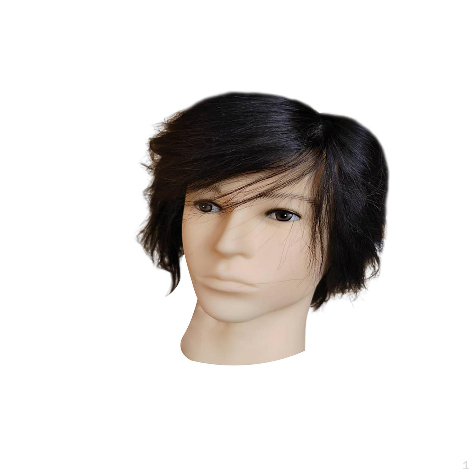 Манекен для волос Голова Салонная укладка Упражнения Модель парикмахера 54cm