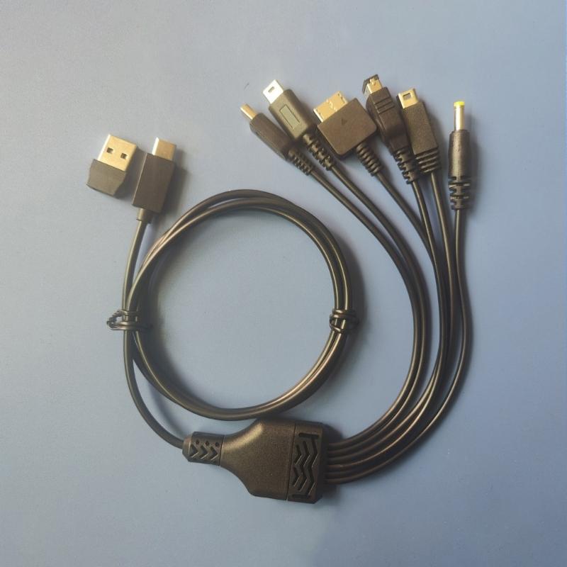 Universal 6 in 1 USB C Charging Cable For Handheld Game Consoles Gaming Cable Charging Cord Replacement